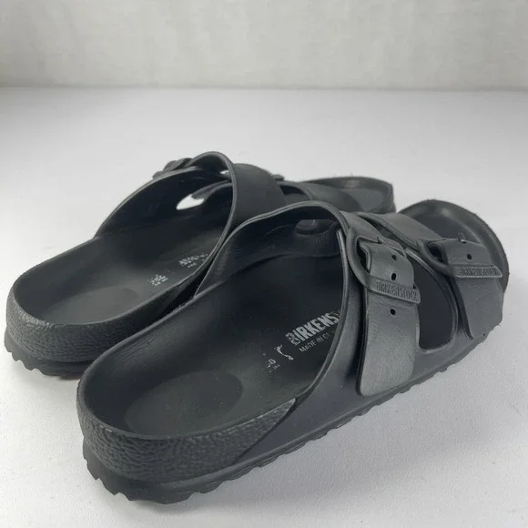Birkenstock Arizona Eva Essentials Sandals Womens Black Buckle Slide Shoes US 9 - Picture 6 of 11